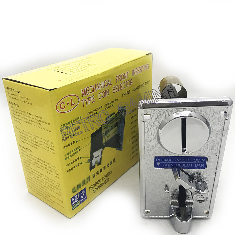 Coin Acceptor Selector - Mekanik sikke alıcı plastik malzeme sikke