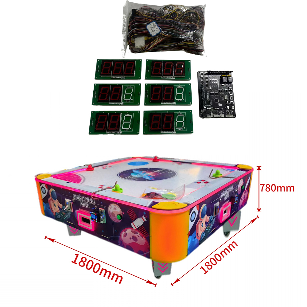 Skee Ball Arcade - En Yeni 4 Oyunculu Airhockey Seti