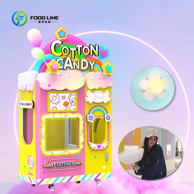 Commercial Vending Machine - Ayarlanabilir Özelliklere Sahip Özelleştirilmiş Pamuk Şeker