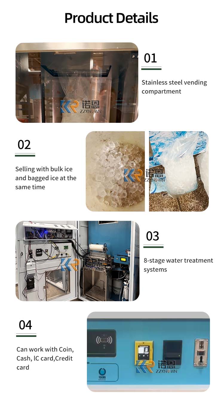 Özelleştirilmiş Otomatik Buz O - Commercial Vending Machine incelemesi ve fiyatı