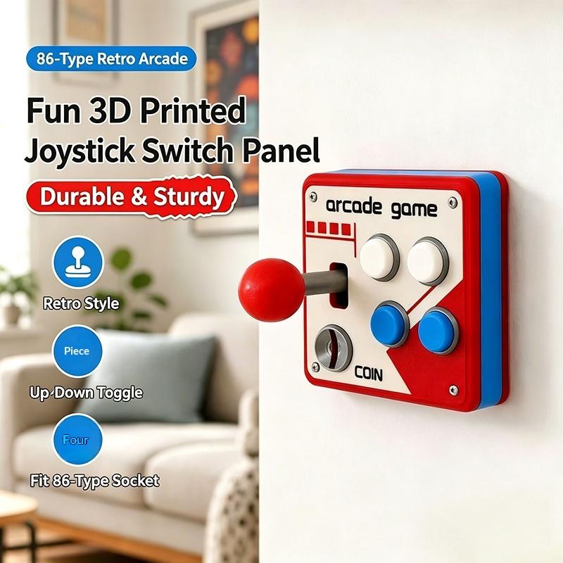 3D Baskı Panel Soket Kontrol D - Arcade Vibes incelemesi ve fiyatı
