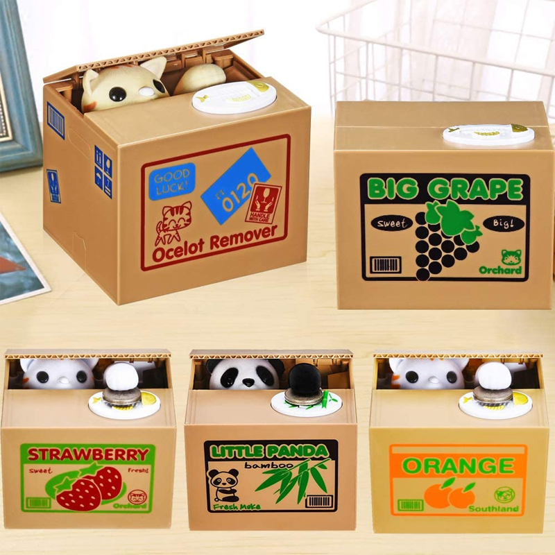 Kedi Panda sikke para kutuları - Coin Operated Kiddie Ride incelemesi ve fiyatı