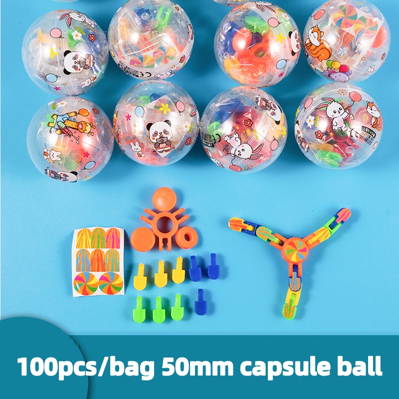 100 adet/torba 50mm kapsül top - Arcade Style Vending Machine incelemesi ve fiyatı