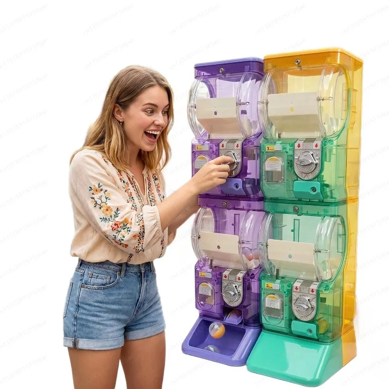 Şeffaf Beyaz İki Katlı Gashapo - Arcade Vending Machine incelemesi ve fiyatı